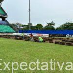 Alcaldía de Montería inició trabajos de renovación del gramado del estadio Jaraguay