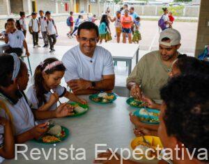 La alimentación escolar es prioridad. Cerramos el proceso de contratación del PAE en las instituciones educativas oficiales de Montería, afirma el alcalde de Montería Hugo Kerguelén.