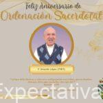 El presbítero de la Diócesis de Montería padre Orlando López, cumple 38 años de Ordenación Sacerdotal