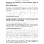 REMITIDO: … Comunicado a la Opinion Pública … Gobernación de Córdoba trabaja para asegurar la comunidad del Programa de Alimentación Escolar  (PAE)