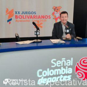 Excelente cubrimiento el que está haciendo el personal de Señal Colombia Deportes de los XX JUEGOS  BOLIVARIANOS desde el Perú.