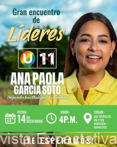 Organis Noticias invita al Gran encuentro de Líderes para acompañar a ANA PAOLA GARCIA SOTO